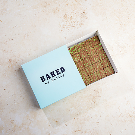 Royal Pistachio Kunafa Brownie 25 PCS